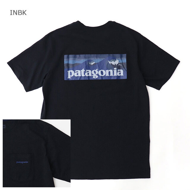 patagonia パタゴニア 半袖Tシャツ メンズ・ボードショーツ・ロゴ・ポケット・レスポンシビリティー 37655