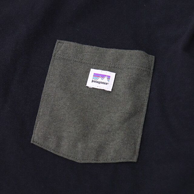 ポンタページ patagonia（パタゴニア） メンズ Tシャツ ステッカーポケット レスポン