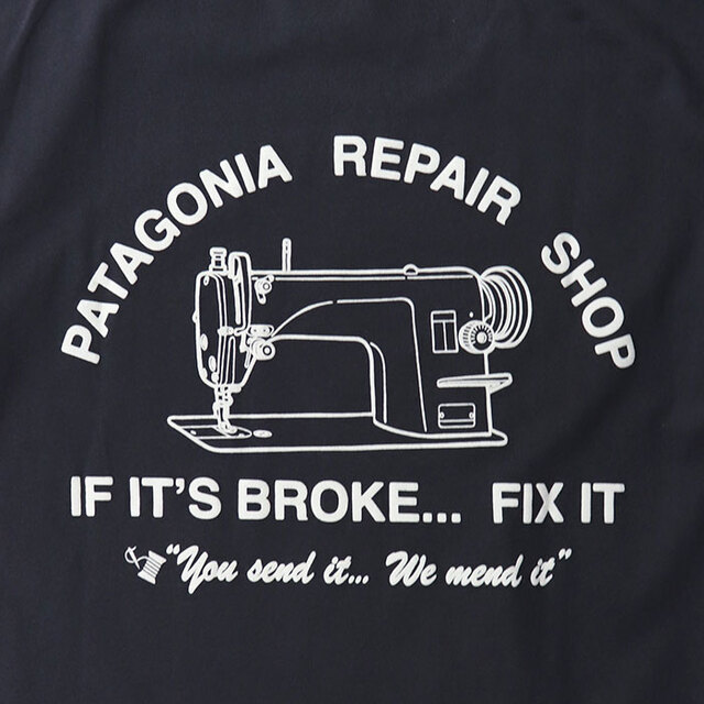patagonia パタゴニア 半袖Tシャツ メンズ・リペア・ショップ・Tシャツ