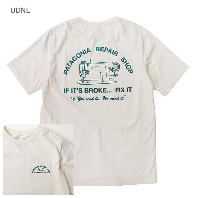 patagonia パタゴニア 半袖Tシャツ メンズ・リペア・ショップ・Tシャツ 37844/UDNL.ナチュラル