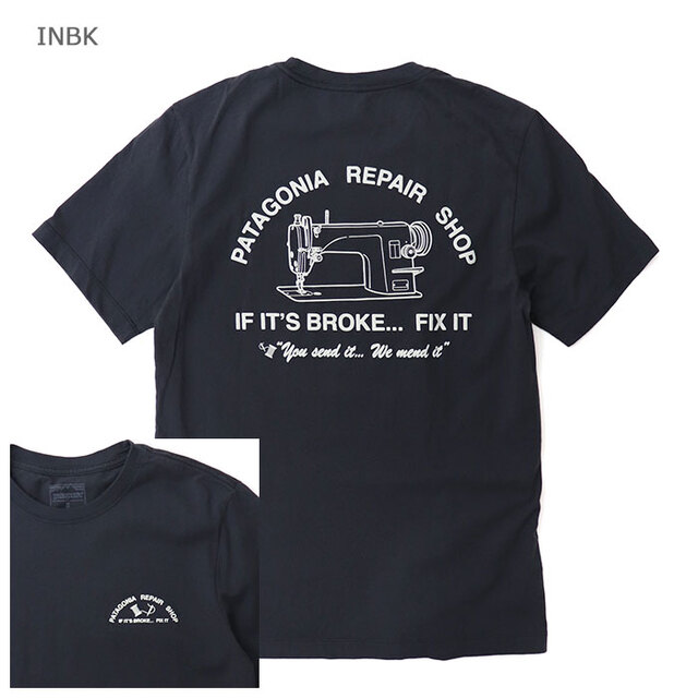 patagonia パタゴニア 半袖Tシャツ メンズ・リペア・ショップ・Tシャツ 37844