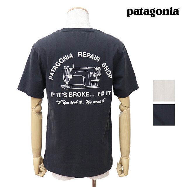 patagonia パタゴニア 半袖Tシャツ メンズ・リペア・ショップ・Tシャツ 37844