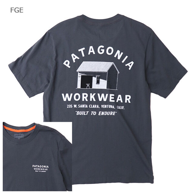 patagonia パタゴニア 半袖Tシャツ メンズ・フォージ・ボーン・Tシャツ 37872/FGE.グレー
