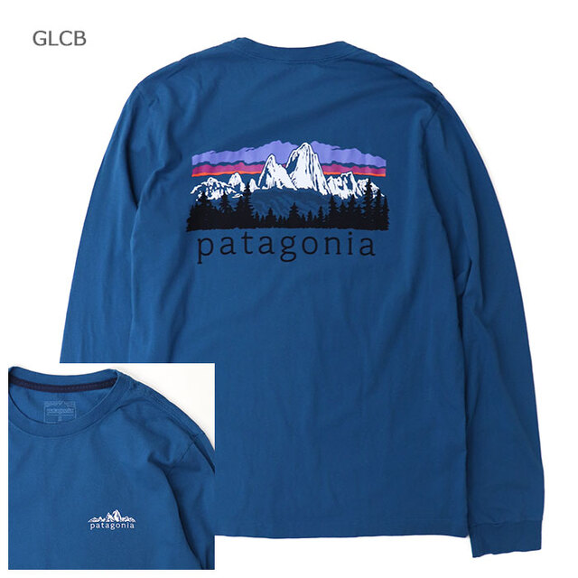 patagonia パタゴニア 長袖Ｔシャツ メンズ・ロングスリーブ・フィッツロイ・フットヒルズ・Tシャツ 37893/GLCB.ブルー