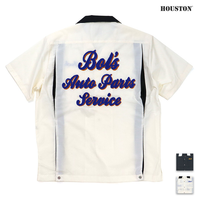 HOUSTON ヒューストン シャツ BROAD BOWLING SHIRT(BOL's) ブロードボーリングシャツ（Bol's）41320