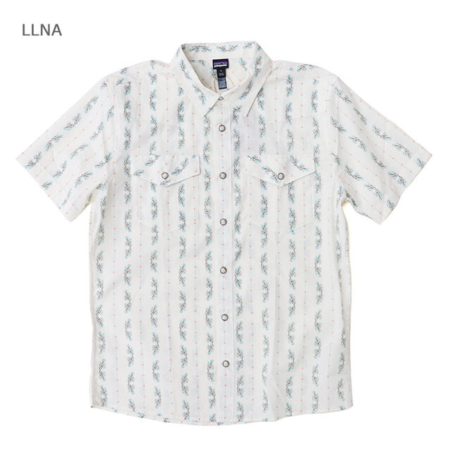 patagonia パタゴニア 半袖シャツ メンズ・ゴー・トゥ・ウエスタン・シャツ 41915/LLNA.ナチュラル