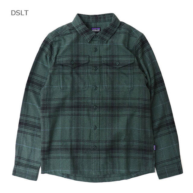 patagonia パタゴニア メンズ・フィヨルド・フランネル・シャツ 42402/DSLT.グリーン