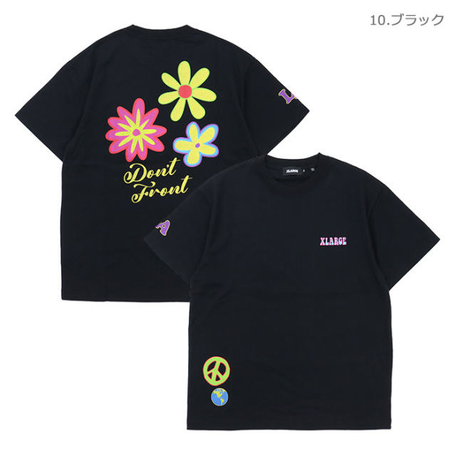 XLARGE☆フラワー Tシャツ XLARGE エクストララージ 半袖Tシャツ フラワー 101252011007