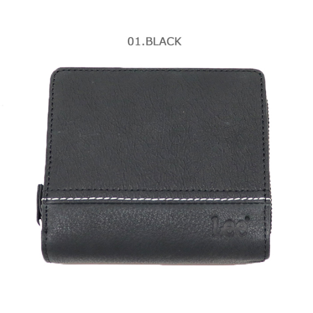 Lee リー ラウンドファスナー 二つ折り財布 520528