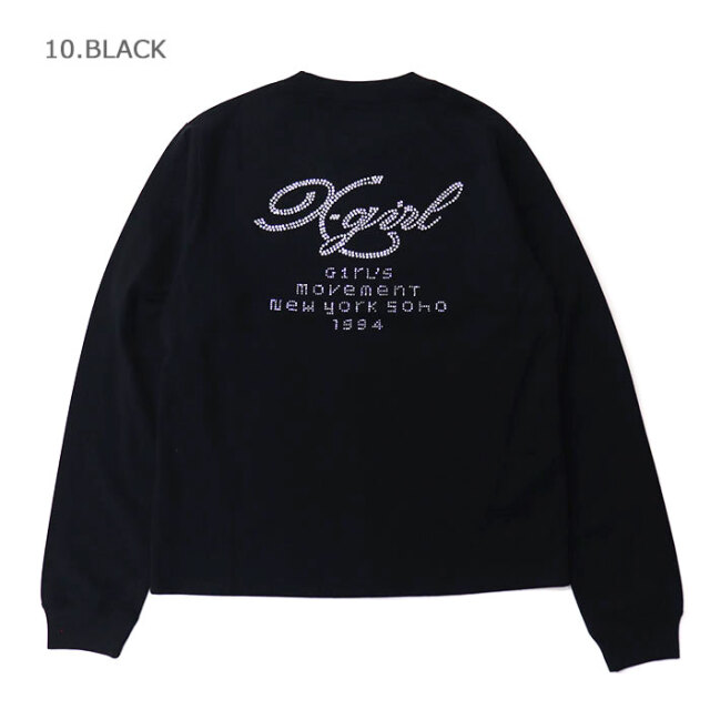 ★タグ付き未使用★ リップカール　ロンスプ 20%OFF】ribbon embroidery L/S2～ﾘﾎﾞﾝｴﾝﾌﾞﾛｲﾀﾞﾘｰﾛﾝｸﾞｽﾘｰﾌﾞ2