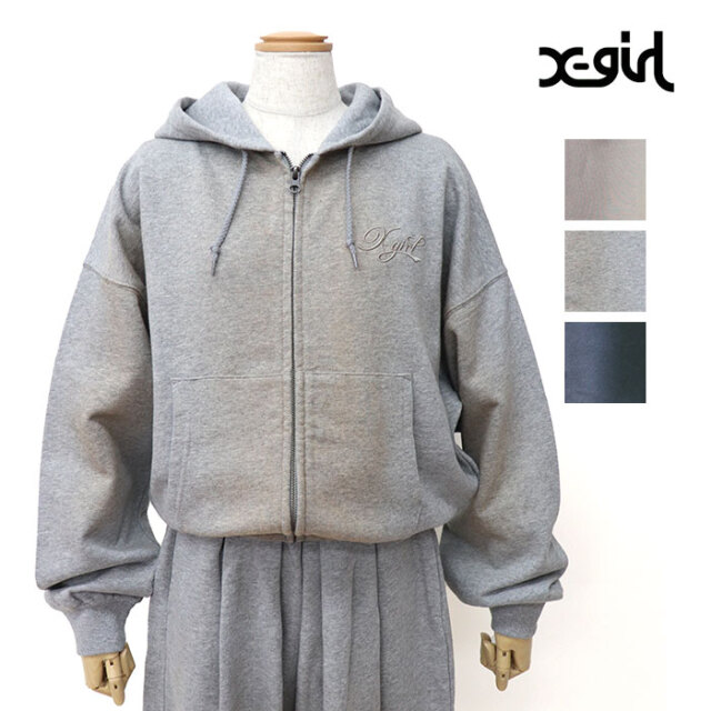 X-girl,エックスガール,スウェットパーカー,105254012011