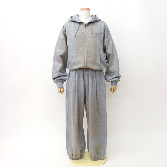 X-girl エックスガール レディース SPRAY PRINT ZIP UP HOODIE ジップ