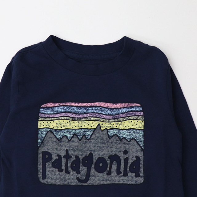 patagonia パタゴニア キッズ ・ベビー・ロングスリーブ・フィッツロイ・スカイズ・Tシャツ60374