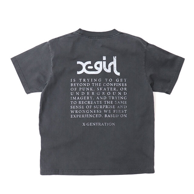 X-girl エックスガール FADED FACE S/S TEE Tシャツ 105261011014