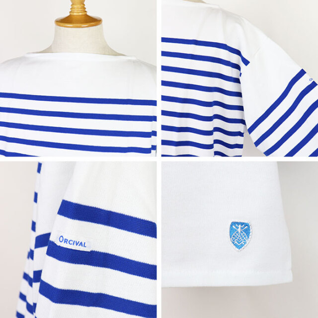 ORCIVAL,オーシバル,ボーダーカットソー,6101C