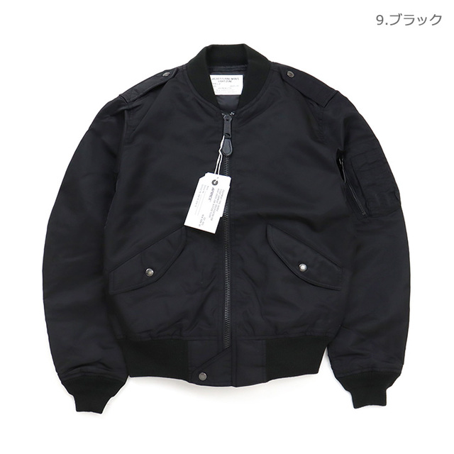 AVIREX アヴィレックス ジャケット L-2B COMMERCIAL タイプL-2B コマーシャル 6112105（783-5952032）/9.ブラック