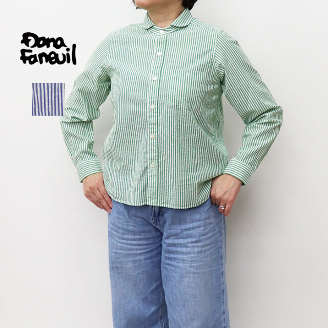 Dana Faneuil ダナファヌル レディース バリエーションピッチサシャツシャツ D-6125117