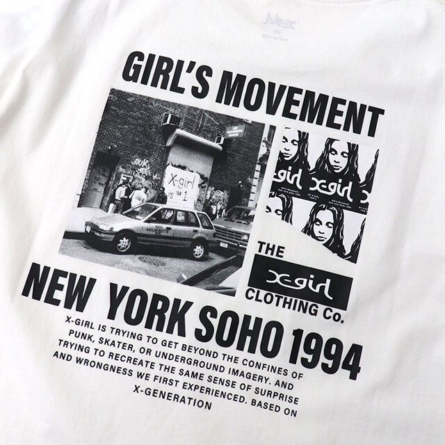 X-girl エックスガール X-girl HISTORY S/S TEE Tシャツ 105262011027