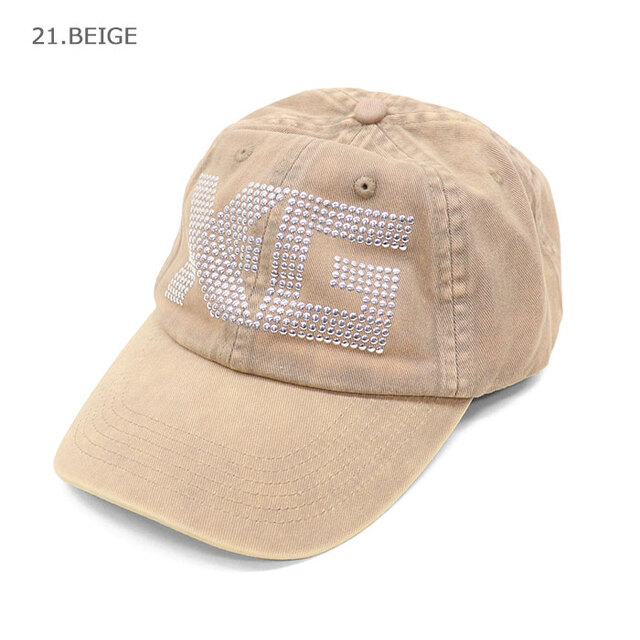 X-girl エックスガール レディース LOGO MARK STUDDED 6PANEL CAP キャップ 105262051002
