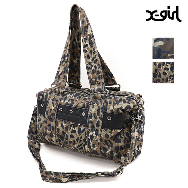 X-girl エックスガール 2WAY DRUM BAG ショルダーバッグ 105262053002