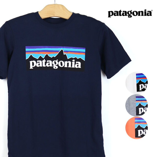 Patagonia パタゴニア キッズ リジェネラティブ オーガニック サーティファイド パイロット コットン P 6ロゴ Tシャツ