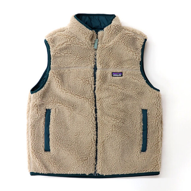 patagonia,パタゴニア,リバーシブルベスト,キッズ,68110