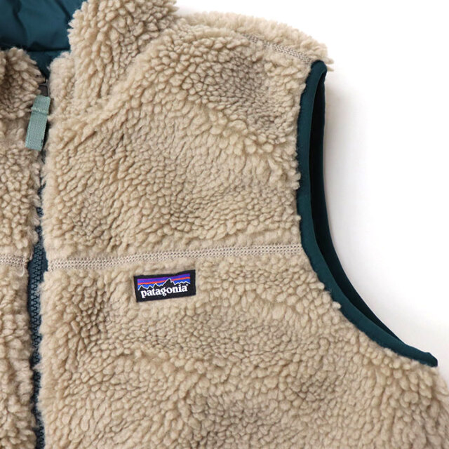 patagonia,パタゴニア,リバーシブルベスト,キッズ,68110