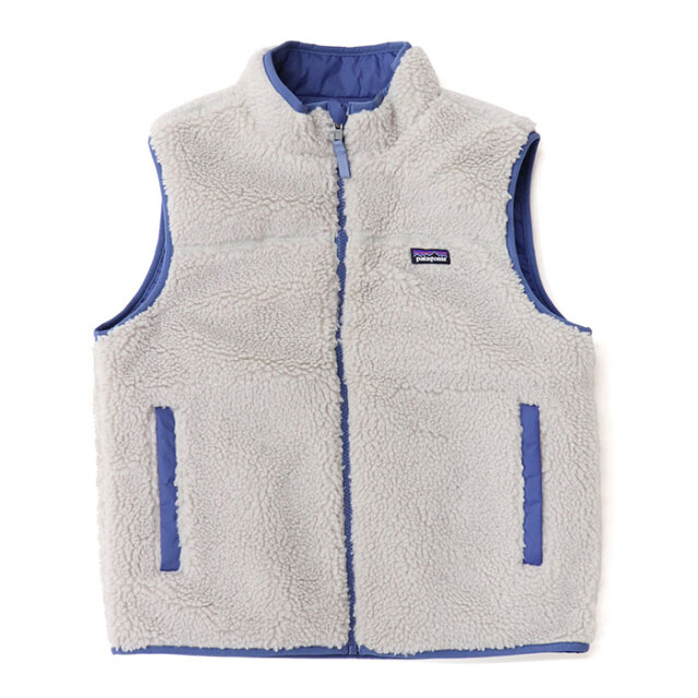 【良品】パタゴニア リバーシブルベスト パープル　キッズXXL patagonia パタゴニア キッズ・リバーシブル・レディ・フレディ