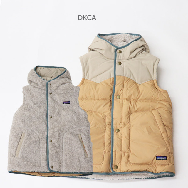 patagonia パタゴニア キッズ・リバーシブル・ビビー・フーディ・ベスト 68320
