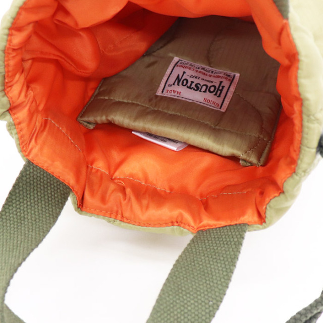 HOUSTON ヒューストン HOUSTON×PEANUTS キルティングエフェクトバッグ 6887