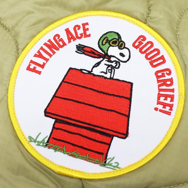 HOUSTON ヒューストン HOUSTON×PEANUTS キルティングエフェクトバッグ 6887