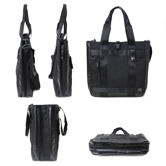 極美品 PORTER ポーター 吉田カバン ヒート 2wayトートバッグ 黒 吉田 
