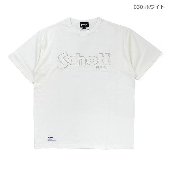 Schott ショット Tシャツ T-SHIRT BASIC LOGO Tシャツ ベーシックロゴ 782-5934003