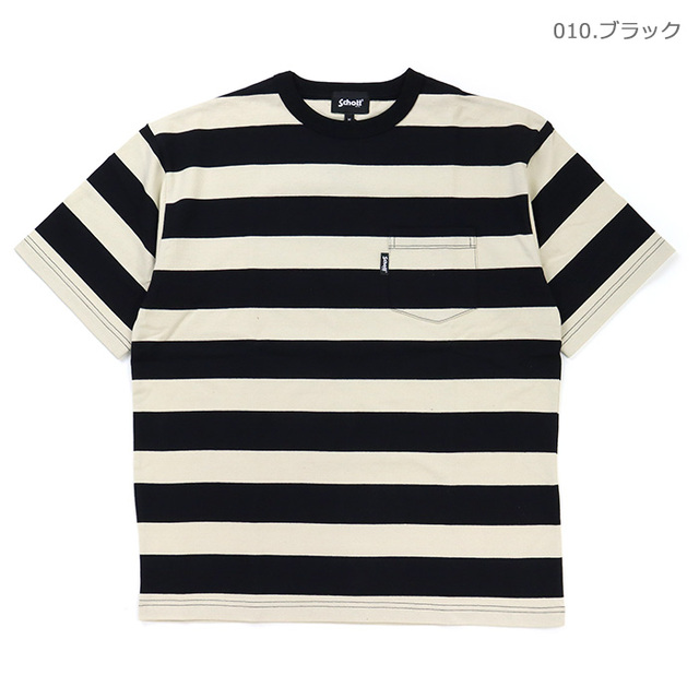 Schott ショット Tシャツ WIDE BORDER POCKET T-SHIRT ワイドボーダーポケットTシャツ 782-5934006