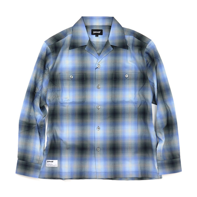 Schott ショット オンブレチェックシャツ 782-6120001
