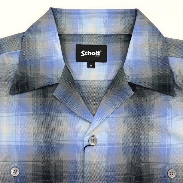 Schott ショット オンブレチェックシャツ 782-6120001