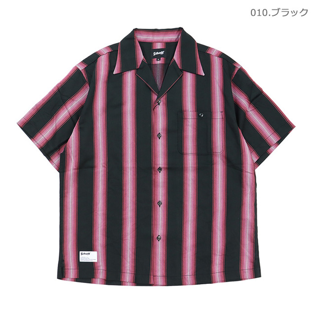 Schott ショット シャツ STRIPE SS SHIRT ストライプ 半袖シャツ 782-6123011