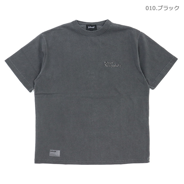 Schott ショット Tシャツ Schott NEW YORK CITY EMB. T-SHIRT ショット ニューヨークシティ 刺繍 Tシャツ 782-6134004