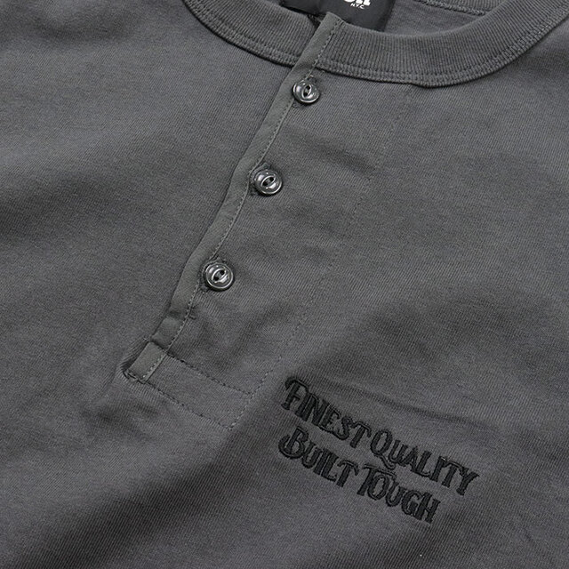 Schott ショット 刺繍 ヘンリー Tシャツ 782-6134021