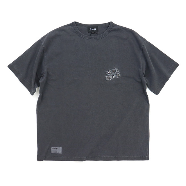 Schott ショット アラベスク 刺繍 コンパクトTシャツ 782-6134023
