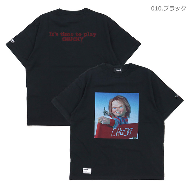 Schott ショット Tシャツ CHUCKY IT'S TIME TO PLAY T-SHIRT チャッキー タイムトゥープレイ Tシャツ 782-6134028