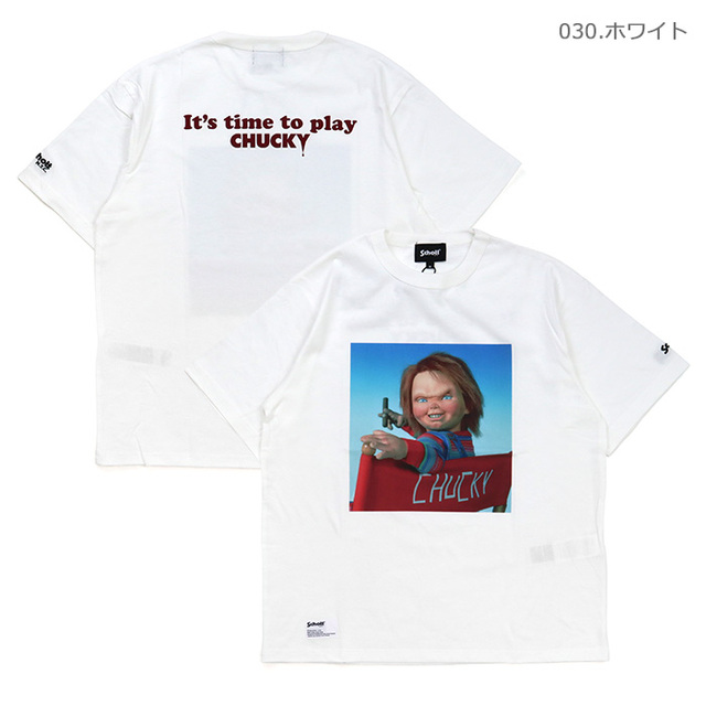 Schott ショット Tシャツ CHUCKY IT'S TIME TO PLAY T-SHIRT チャッキー タイムトゥープレイ Tシャツ 782-6134028