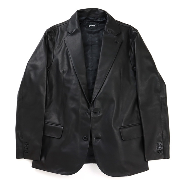 ✨週末値下げ✨Schott✰レザー テーラードジャケット【黒】38インチ Schott ショット レザーテーラードジャケット 782-6150001