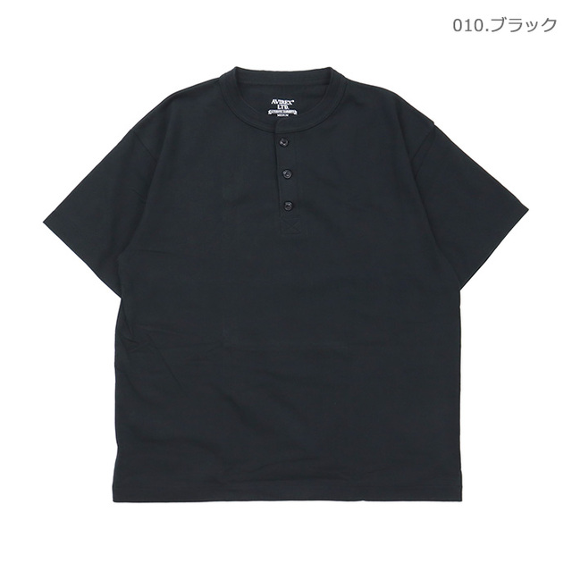 AVIREX アヴィレックス Tシャツ HENLEY NECK PACK T-SHIRT ヘンリーネック パックTシャツ 783-5934019