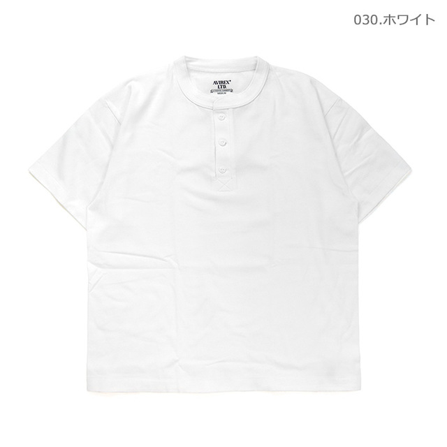 AVIREX アヴィレックス Tシャツ HENLEY NECK PACK T-SHIRT ヘンリーネック パックTシャツ 783-5934019
