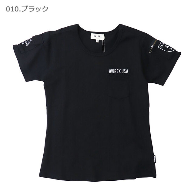 AVIREX アヴィレックス Tシャツ レディース FATIGUE S/S T-SHIRT ファティーグ T-シャツ 783-5935603（6213322）