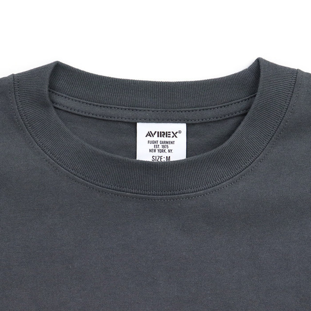AVIREX アヴィレックス チェーンステッチ刺繍 半袖Tシャツ 783-6134004