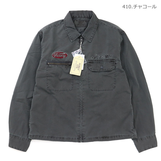 AVIREX アヴィレックス A.A.R.C フェーデッド刺繍ワークジャケット 783