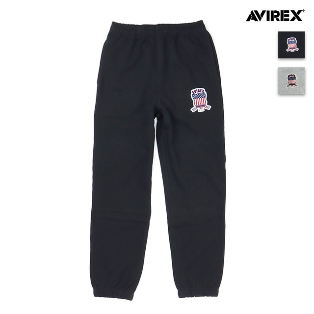 AVIREX アヴィレックス スウェット SIGNATURE VARSITY LOGO SWEAT PANTS シグネチャー バーシティーロゴ スウェットパンツ 783-6910025