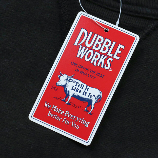 DUBBLE WORKS ダブルワークス MATSUYA別注 吊り編みクルーネック